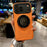 For iPhone 17 Pro Max Magnetic Case Rotating Kickstand  PC + TPU Shockproof Phone Back Cover - Orange - 1