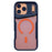 For iPhone 17 Pro Magnetic Case Skin-Touch TPU + PC Shockproof Phone Back Cover - Orange - 1