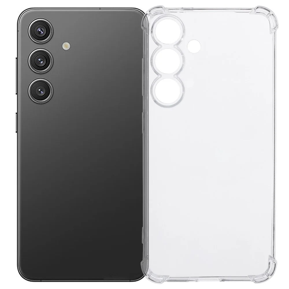 For Samsung Galaxy A37 5G Transparent TPU Case Reinforced Corners Drop-proof Phone Cover - 1