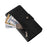 For Samsung Galaxy A53 5G Multiple Card Slots Phone Cover Rivet Buckle PU Leather Phone Case Stand Wallet with Strap - Black - 7