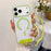For iPhone 17 Pro Max Case Compatible with MagSafe Hard PC Clear Phone Cover with Wrist Strap - Fluorescent Green - 2
