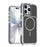 For iPhone 16 Pro Max Case Compatible with MagSafe Dual Color Shockproof TPU PC Phone Cover - Black - 1