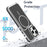 For iPhone 16 Pro Max Case Compatible with MagSafe Dual Color Shockproof TPU PC Phone Cover - Black - 3