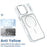 For iPhone 17 Pro Max Case Compatible with MagSafe Lens Kickstand TPU PC Phone Cover - White - 5