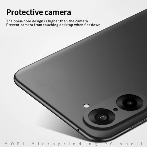 MOFI For OnePlus Ace 5 Racing 5G Phone Case  Shield Matte Series Ultra Slim PC Protective Cover - Black - 2
