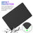 For Samsung Galaxy Tab S11 Ultra Case Liquid Silicone Anti-Scratch Tablet Cover - Black - 3
