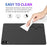 For Samsung Galaxy Tab S11 Ultra Case Liquid Silicone Anti-Scratch Tablet Cover - Black - 4