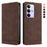 For Realme C85 Pro 4G Case RINACASIS RC23 RFID Blocking Wallet Stand PU Leather Phone Cover - Brown - 1