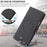 For iPhone 16 Pro Max Case Detachable 2 in 1 Leather Wallet Phone Cover Compatible with MagSafe - Black - 6