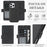 For iPhone 14 Pro Max Case Detachable 2 in 1 Leather Wallet Phone Cover Compatible with MagSafe - Black - 5