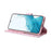 For Samsung Galaxy S23 PU Leather Shockproof Phone Stand Case Stylish Lacquered RFID Blocking Wallet Cover - Rose Flower - 4