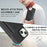 For iPhone 13 Kickstand Case Tri-fold Card Bag PU Leather Coated TPU Cover Compatible with MagSafe - Black - 6