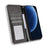For Realme GT 8 5G Leather Case Wallet Stand Retro Texture Phone Cover - Black - 6