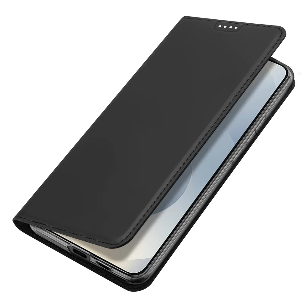 DUX DUCIS For Samsung Galaxy S26+ Case  Skin Pro Series Leather Stand Cover Card Holder - Black - 4
