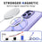 For iPhone 16 Pro Case Rotating Kickstand Skin-touch TPU + PC Phone Cover Compatible with MagSafe - Lilac Purple - 2