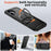 For iPhone 16 Case Compatible with MagSafe TPU + PC Phone Cover with Damping Rotating Stand - Black - 5