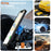 For iPhone 14 Case Compatible with MagSafe TPU + PC Phone Cover with Damping Rotating Stand - Black - 2