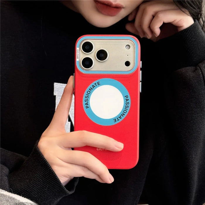 CICI-CITY For iPhone 17 Pro Case Compatible with MagSafe IMD Matte PC + TPU Cover with Detachable Camera Frame - Blue - 5