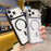 For iPhone 18 Pro Max / 17 Pro Max Case Compatible with MagSafe Precise Cutouts 2.5mm Clear PC TPU Phone Cover with AI Button - Orange - 7