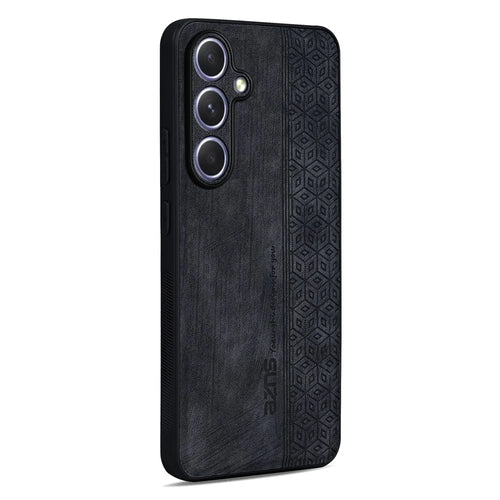 AZNS For Samsung Galaxy A57 5G Case PU Leather Covered TPU Phone Protective Cover - Black - 1