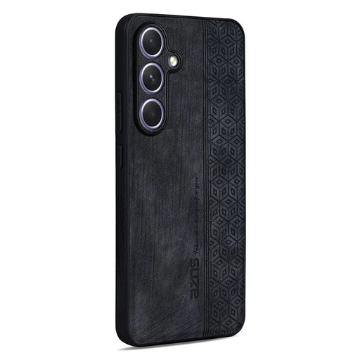 AZNS For Samsung Galaxy A57 5G Case PU Leather Covered TPU Phone Protective Cover - Black - 1