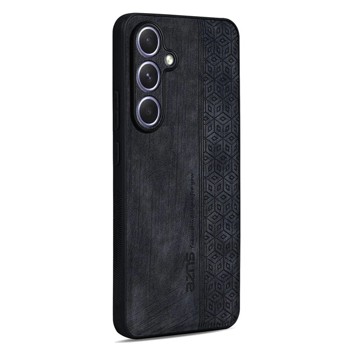 AZNS For Samsung Galaxy A57 5G Case PU Leather Covered TPU Phone Protective Cover - Black - 1