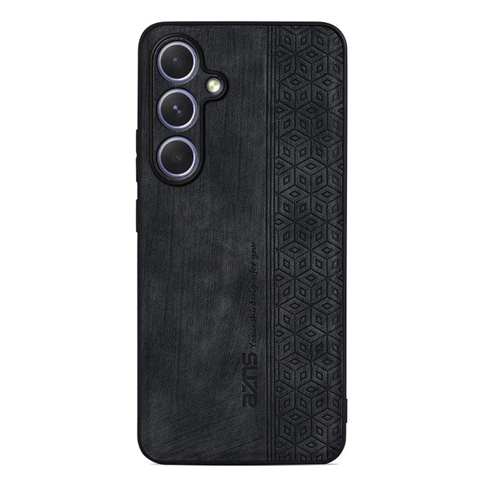 AZNS For Samsung Galaxy A57 5G Case PU Leather Covered TPU Phone Protective Cover - Black - 3
