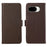 ABEEL For Google Pixel 10a Case Litchi Texture Leather RFID Blocking Phone Cover - Brown - 1