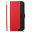 KHAZNEH For Google Pixel 10a Case RFID Blocking Wallet Litchi Texture PU Leather Phone Cover with Strap - Red - 6