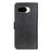 For Google Pixel 10a Case Cowhide Texture Leather Wallet Stand Phone Cover - Black - 7