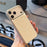 For iPhone 17 Pro Case Compatible with MagSafe Corrugated Texture Electroplating PC Phone Cover - Silver - 2