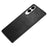 For Samsung Galaxy S25 Edge Case Retro Leather Coated PC + TPU Phone Cover - Black - 1