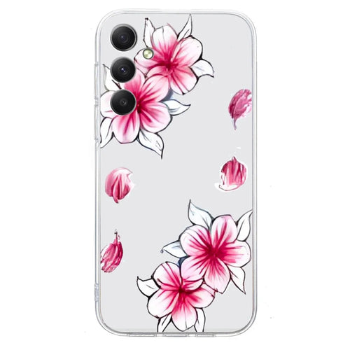 For Samsung Galaxy A57 5G Case Soft TPU Pattern Printing Phone Cover - Sakura - 1