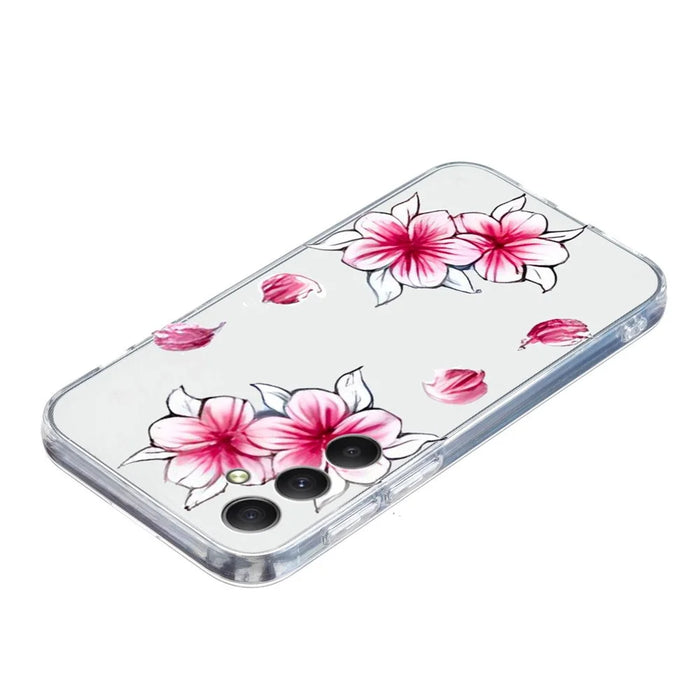 For Samsung Galaxy A37 5G Case Soft TPU Pattern Printing Phone Cover - Sakura - 3