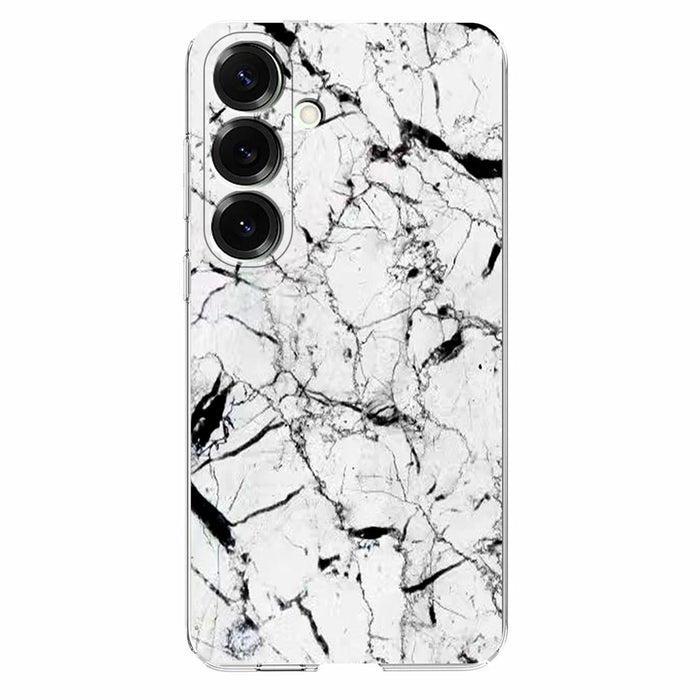 For Samsung Galaxy A57 5G Case Marble Pattern Printing Soft TPU Phone Cover - White - 1