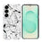 For Samsung Galaxy A57 5G Case Marble Pattern Printing Soft TPU Phone Cover - White - 2