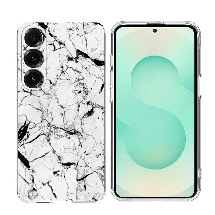 For Samsung Galaxy A57 5G Case Marble Pattern Printing Soft TPU Phone Cover - White - 2