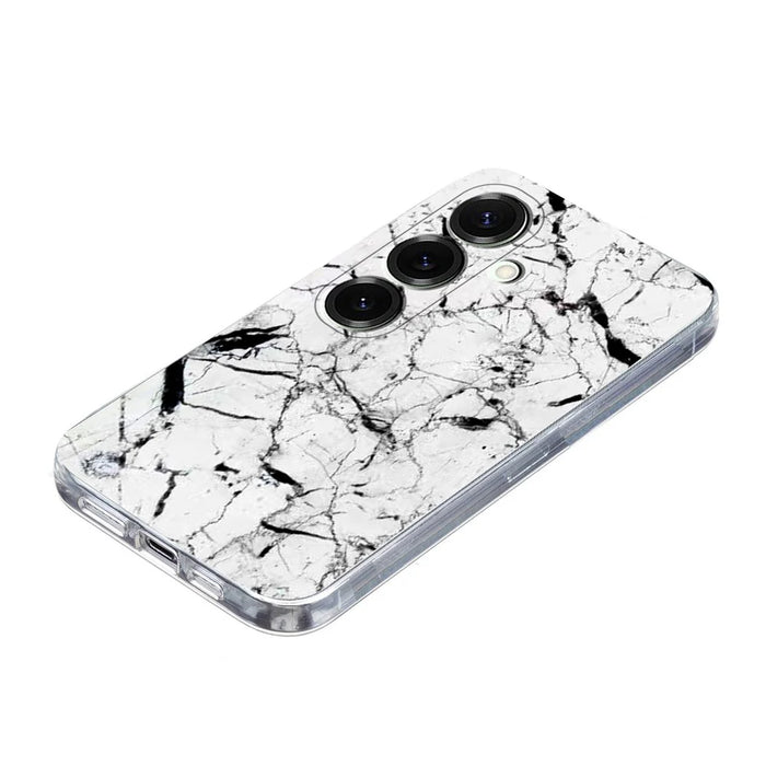 For Samsung Galaxy A57 5G Case Marble Pattern Printing Soft TPU Phone Cover - White - 3