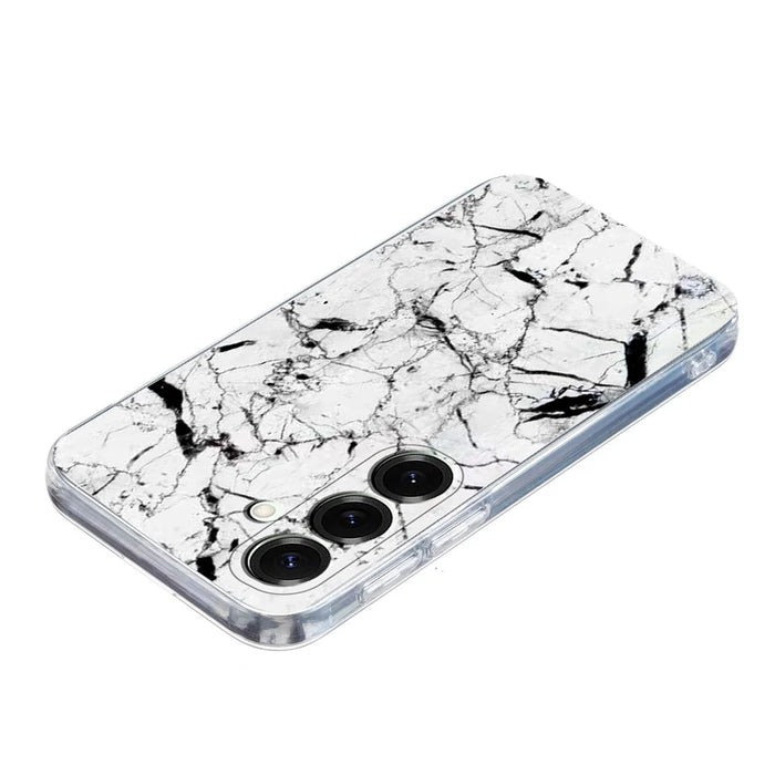 For Samsung Galaxy A57 5G Case Marble Pattern Printing Soft TPU Phone Cover - White - 4