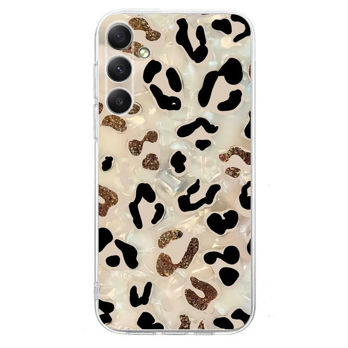For Samsung Galaxy S26 Case Pattern Printing Shockproof Soft TPU Phone Cover - Leopard Print - 2