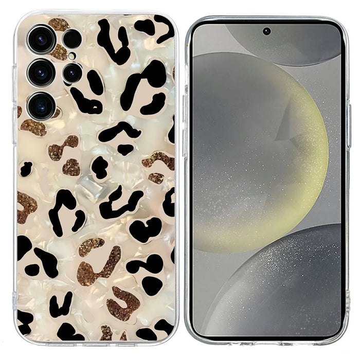 For Samsung Galaxy S26 Ultra Case Pattern Printing Shockproof Soft TPU Phone Cover - Leopard Print - 1