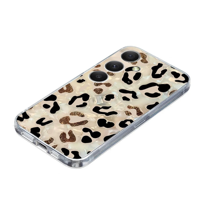 For Samsung Galaxy A37 5G Case Pattern Printing Shockproof Soft TPU Phone Cover - Leopard Print - 5