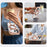 For iPhone 17 Pro Case Rotating Kickstand TPU + TPE Phone Cover Compatible with MagSafe - Orange - 4
