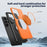 For Samsung Galaxy S26 Ultra Magnetic Case TPU + PC Back Cover with Rotating Kickstand - Orange - 7