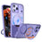 For iPhone 18 Pro / 17 Pro Case Compatible with MagSafe Skin-touch TPU + PC Phone Cover with Rotating Kickstand - Lilac Purple - 1
