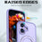For iPhone 17 Case Compatible with MagSafe Skin-touch TPU + PC Phone Cover with Rotating Kickstand - Lilac Purple - 5