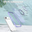 For iPhone Air Case Compatible with MagSafe Skin-touch TPU + PC Phone Cover with Rotating Kickstand - Lilac Purple - 6