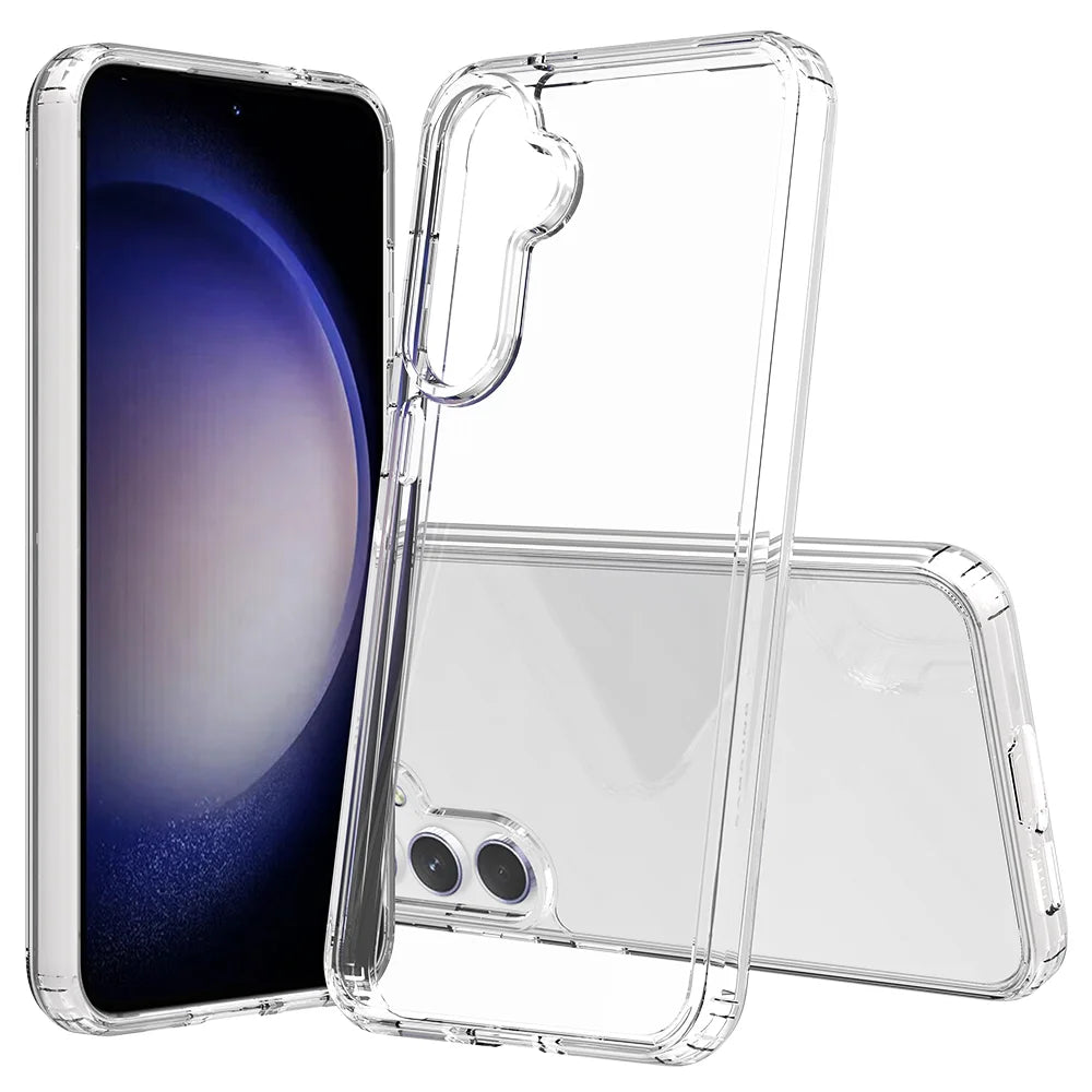 For Samsung Galaxy S26 Clear Phone Case TPU+Acrylic Shockproof Phone Back Cover - Clear - 1