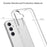 For Samsung Galaxy S26 Clear Phone Case TPU+Acrylic Shockproof Phone Back Cover - Clear - 2