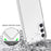 For Samsung Galaxy S26 Clear Phone Case TPU+Acrylic Shockproof Phone Back Cover - Clear - 3
